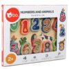 bo. Educational wooden puzzle "Numbers and animals" - Image 2